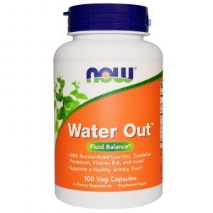 Травяное мочегонное средство, Water Out, Now Foods, 100 к