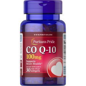 Коэнзим Q-10, Q-SORB™ Co Q-10, Puritan's Pride, 100 мг, 30 капсул быстрого высвобождения