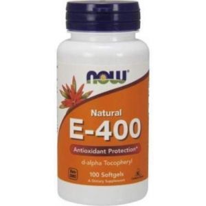 Витамин Е, E-400, Now Foods, 400, 100 капс.