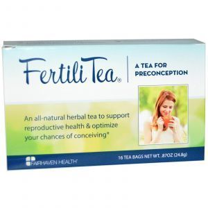 Чай для зачатия (женский), Fairhaven Health, вкус мяты, 16 пак. 