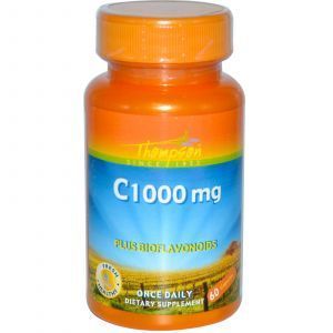 Витамин С, Vitamin C, Thompson, 1000 мг, 60 капсул