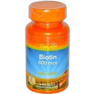 Biotin, Biotin, Thompson, 800 mkq, 90 Tablet