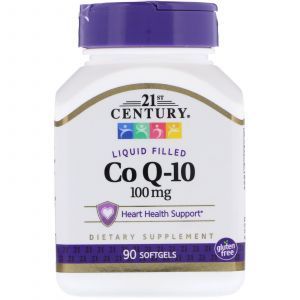 Коэнзим Q10, Co Q-10, 21st Century, 100 мг, 90 капсул (Default)