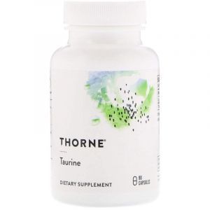 Таурин, Taurine, Thorne Research, 90 капсул (Default)