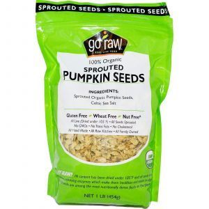 Пророщенные семечки тыквы, Sprouted Pumpkin Seeds, Go Raw, 454 г