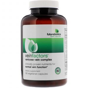 Комплекс от варикоза, VeinFactors, FutureBiotics, 180 вегетарианских капсул