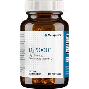 Витамин Д-3, D3 5000, Metagenics, 5000 МЕ, 120 гелевых капсул