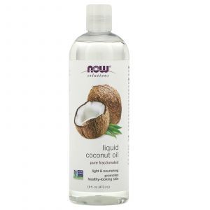 Кокосовое масло, (Liquid Coconut Oil), солюшион, Now Foods, 473 мл 