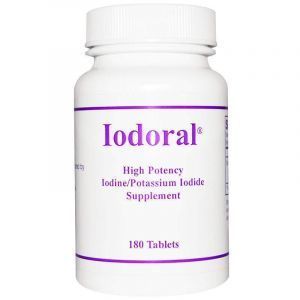 Йод, йодид калия, Iodoral, Optimox Corporation, 180 таблеток
