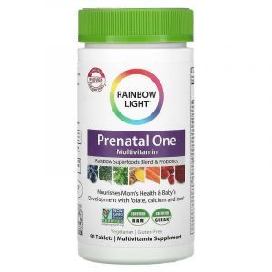 Витамины для беременных, Prenatal One, Rainbow Light, 1 в день, 90 таблеток