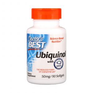 Коэнзим Q10, Ubiquinol, Doctor's Best, 50 мг, 90 капсул (Default)