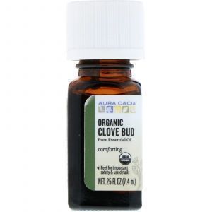 Масло бутона гвоздики (Clove Bud), Aura Cacia, органик, 7,4 мл
