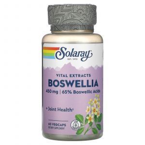 Босвелия, Boswellia, 450 мг, Solaray, 60 капсул