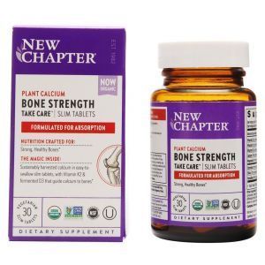 Комплекс для здоровья костей, Bone Strength Take Care, New Chapter, 30 тонких таблеток
