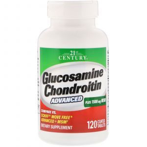 Глюкозамин, Glucosamine Chondroitin, 21st Century, 120 таб. (Default)
