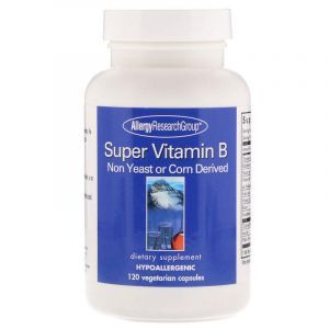 Комплекс витаминов В, Vitamin B Complex, Allergy Research Group, 120 капсул (Default)
