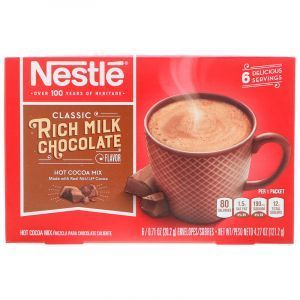 Какао со вкусом молочного шоколада, Rich Milk Chocolate, Nestle Hot Cocoa Mix, 6 пакетов, по 20,2 г (Default)