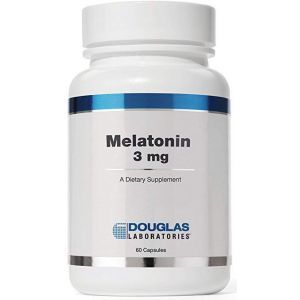 Melatonin, Melatonin, Douglas Laboratories, Yuxu/Oyanma Dövrlərini Dəstəkləyir, 3 mq, 60 Kapsul