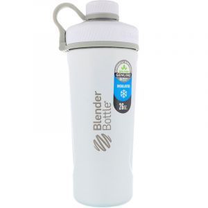 Бутылка-блендер, нержавеющая сталь с термозащитным покрытием, матовая белая, Blender Bottle, 770 мл (Default)