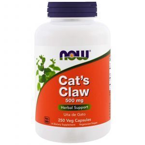 Кошачий коготь (Cat's Claw), Now Foods, 500 мг, 250 ка