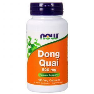 Дягиль лекарственный (Dong Quai), Now Foods, 520 мг, 100 вегетарианских капсул