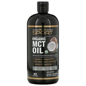 Масло МСТ, MCT Oil, California Gold Nutrition, органик, 946 мл