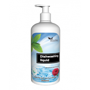 Средство для мытья посуды с эфирным маслом розы, DeLaMark, 0.5 л