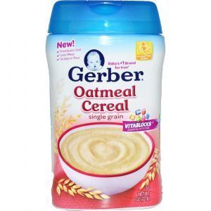 Овсяная каша крупицами, Oatmeal Cereal, Gerber, 227 г