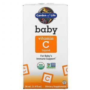 Витамин C для детей, жидкий, Baby, Vitamin C Liquid, Garden of Life, 56 мл