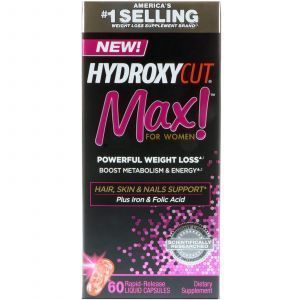 Комплекс для похудения, Max! for Women, Hydroxycut, 60 кап.