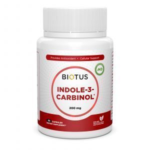 Индол-3-карбинол, Indole-3-carbinol, Biotus, 60 капсул