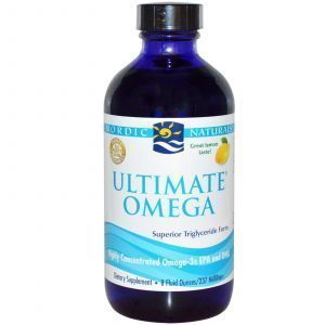 Balıq Yağı Konsentratı (Limon), Ultimate Omega, Nordic Naturals, 237 ml.