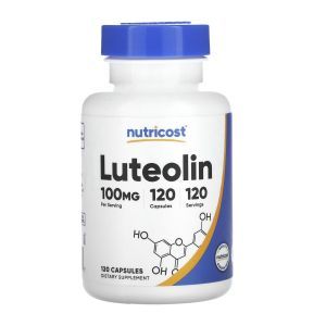 Лютеолин, Luteolin, Nutricost, 100 мг, 120 капсул