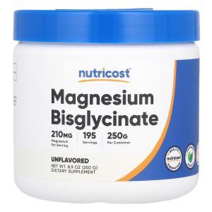 Магний бисглицинат хелат,  Magnesium Bisglycinate Chelate, Healthy Origins, 200 мг, 360 таблеток