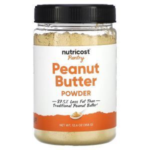 Арахисовая паста, Peanut Butter Powder, Nutricost, Pantry, порошок, 184 г