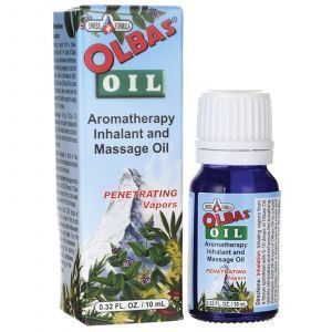 Ароматерапевтическое ингаляционное и массажное масло, Inhalant and Massage Oil, Olbas Therapeutic, 10 мл