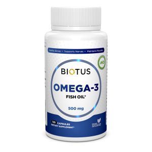 Omega-3 İslandiya Balıq Yağı, Omeqa-3 Balıq Yağı, Biotus, 120 Kapsul