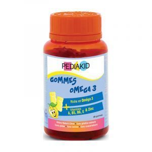Омега- 3 для детей, Radiergummis Omega 3, Pediakid, 60 жевательных конфет