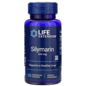 Силимарин, Silymarin, Life Extension, 90 капсул