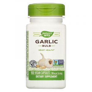 Чеснок, Garlic, Nature's Way, луковицы, 580 мг, 100 капсул
