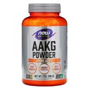 AAKG (L-аргинин-альфа-кетоглютарат), Now Foods, 198