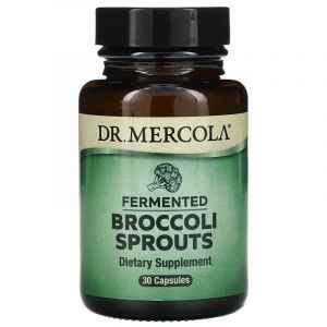 Брокколи ферментированная, Fermented Broccoli Sprouts, Dr. Mercola, 30 капсул