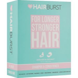 Набор Шампунь и Кондиционер для роста и здоровья волос, For Longer Stronger Hair, Hairburst, 350 мл / 350 мл
