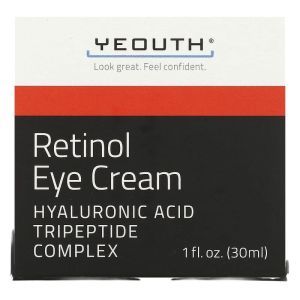Крем для кожи вокруг глаз, Retinol, 2.5% Eye Cream, Yeouth, 30 мл