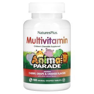 Витамины для детей, Nature's Plus, форма животных, 180шт