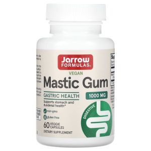 Смола мастикового дерева, Mastic Gum, Jarrow Formulas, 500 мг, 60 капсул (Default)