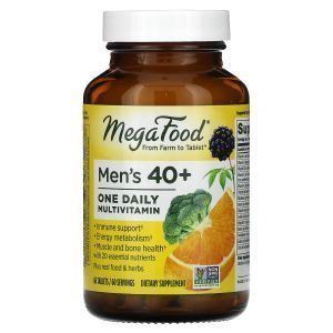Витамины для мужчин, Men Over 40 One Daily, MegaFood, без железа, 40+, 60 таблеток (Default)
