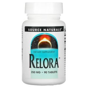 Kortizolun azaldılması, Relora, Source Naturals, 250 mg, 90 Tablet