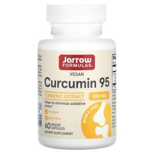 Куркумин 95, Curcumin, Jarrow Formulas, 500 мг, 60 капсул