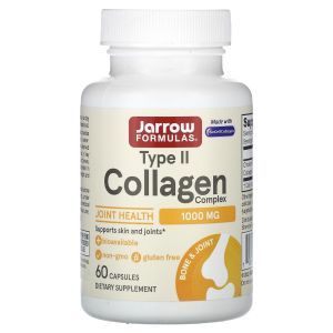 Коллаген комплекс II типа, Type II Collagen, Jarrow Formulas, 500 мг, 60 ка